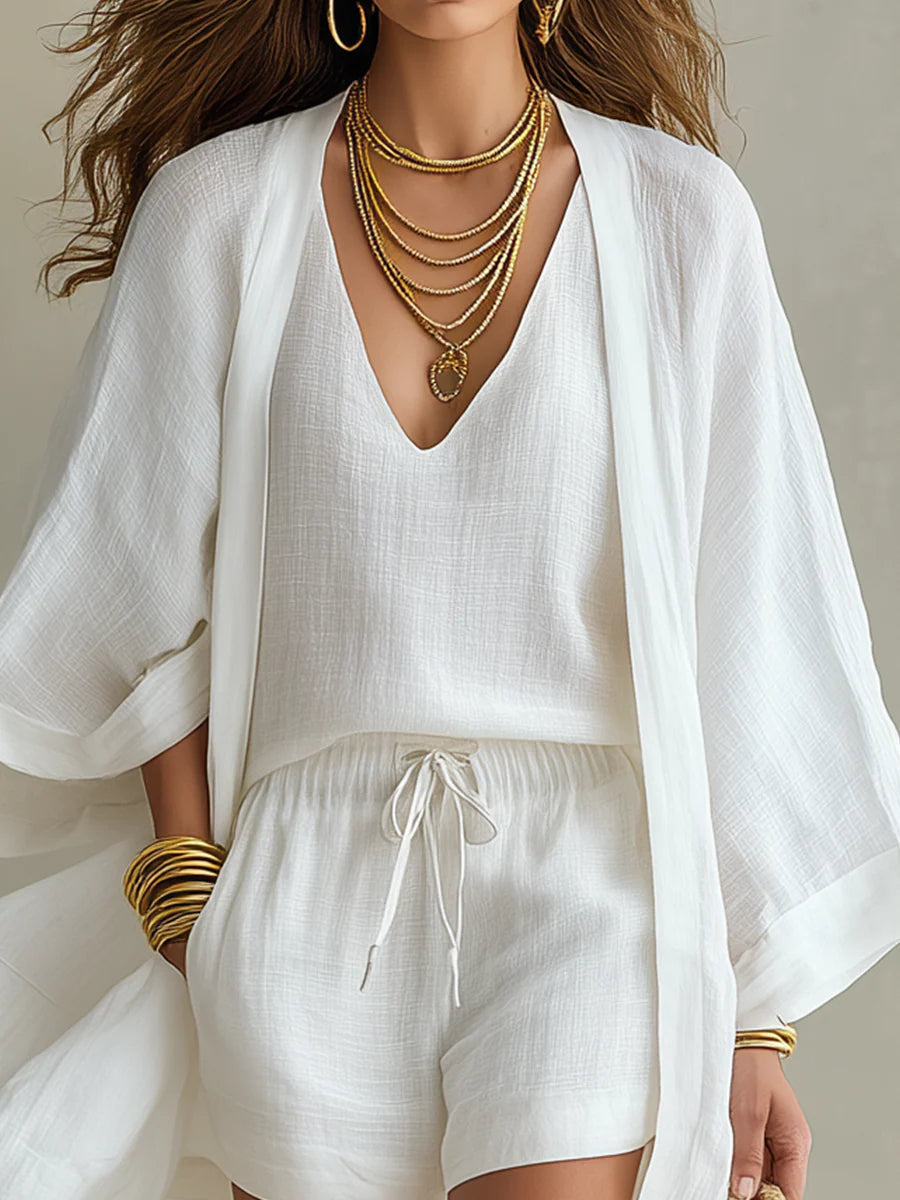 MARINA - COMPLETO TRE PEZZI CON KIMONO